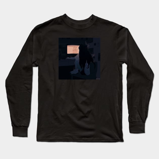 Computer Long Sleeve T-Shirt by wah.ah.ah